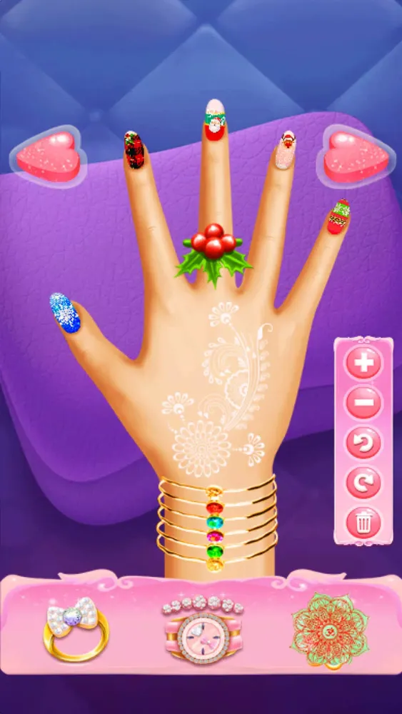 Скриншоты Christmas Nail Salon Art