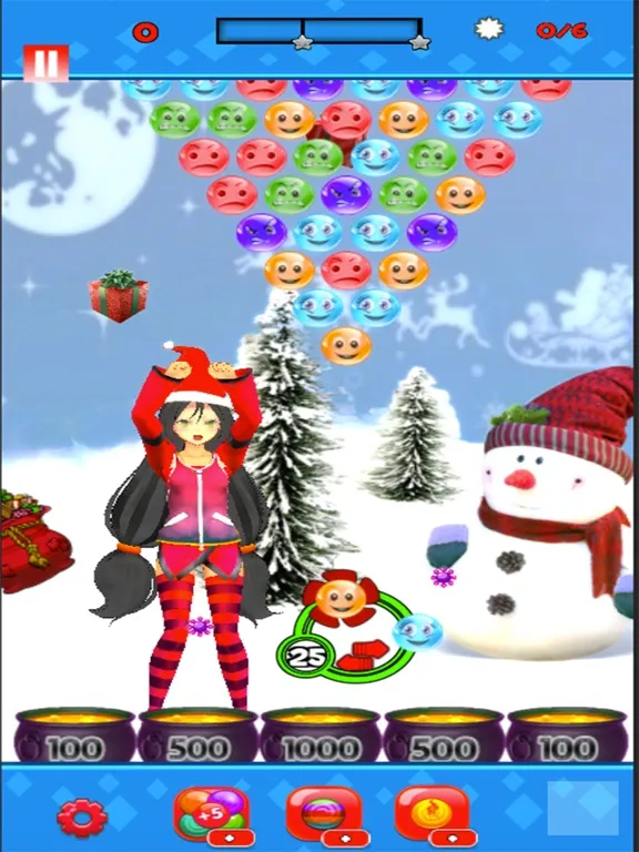 Ảnh chụp màn hình của Bubbl Jellys Shooter: Glowish iPad 