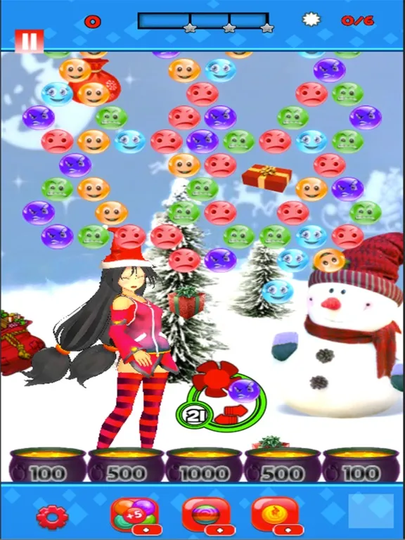 Ảnh chụp màn hình của Bubbl Jellys Shooter: Glowish iPad 