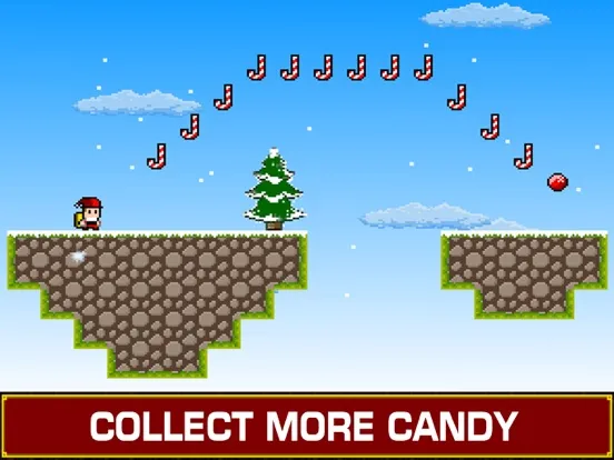 Ảnh chụp màn hình của Santa Jump! Adventure iPad 