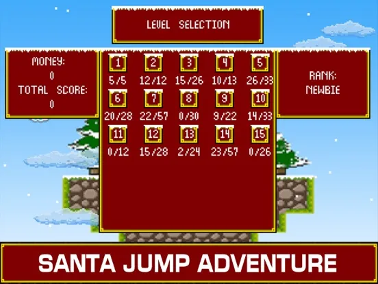 Ảnh chụp màn hình của Santa Jump! Adventure iPad 