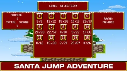 Ảnh chụp màn hình của Santa Jump! Adventure