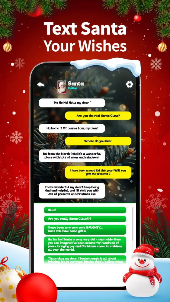 Tangkapan skrin Call Santa Claus - Prank Call