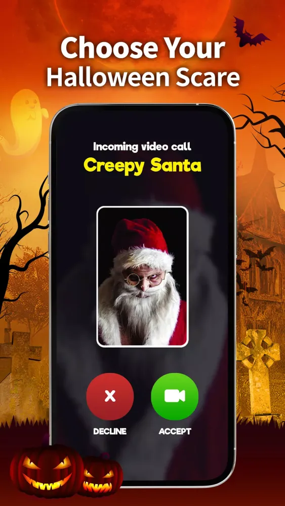 Tangkapan skrin Call Santa Claus - Prank Call