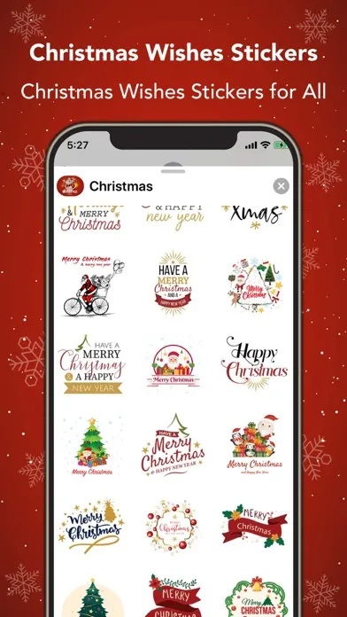 JoyStix: Cute Xmas Stickers! Screenshots