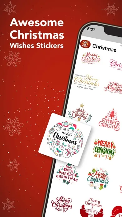 JoyStix: Cute Xmas Stickers! Screenshots