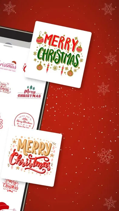 JoyStix: Cute Xmas Stickers! Screenshots