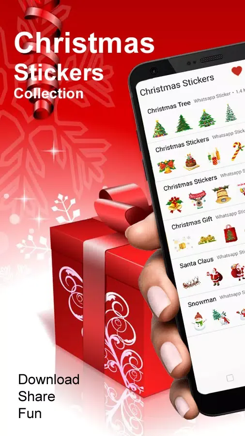 Christmas Stickers WAStickers स्क्रीनशॉट