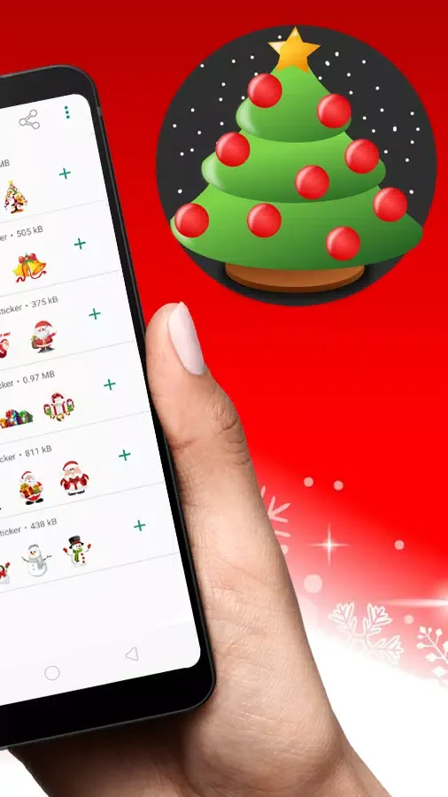 Christmas Stickers WAStickers स्क्रीनशॉट