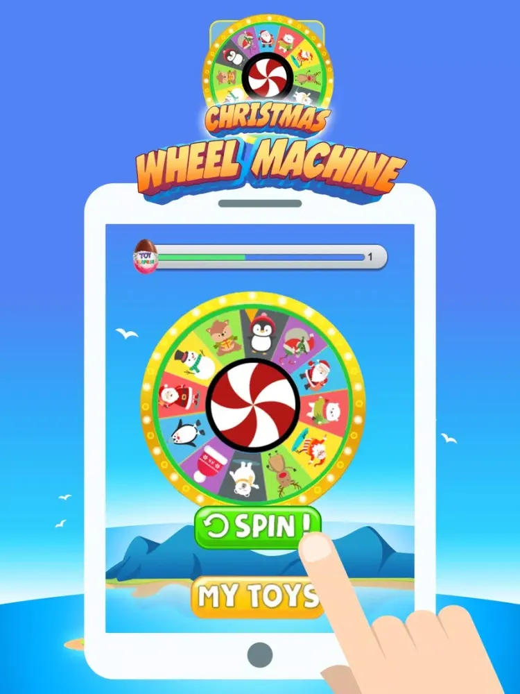 Christmas Wheel Surprise Eggs iPad  スクリーンショット