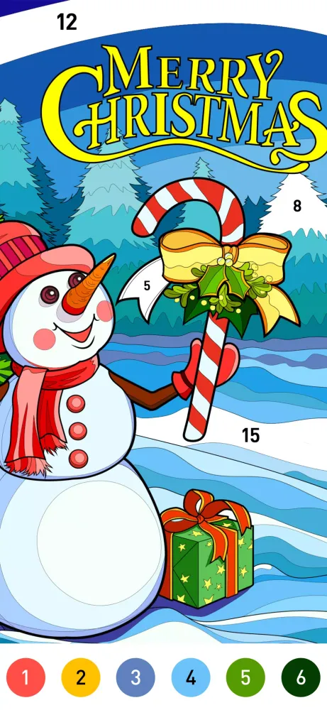 Christmas Winter Coloring Book应用截图