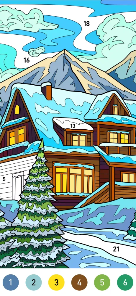 Christmas Winter Coloring Book应用截图