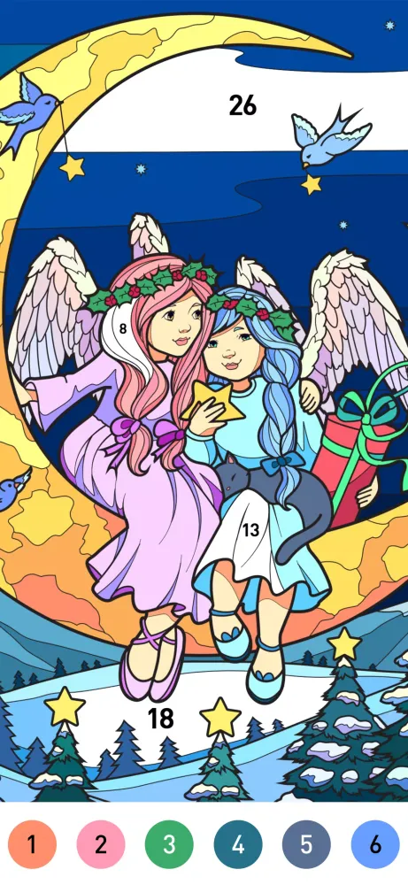 Christmas Winter Coloring Book应用截图