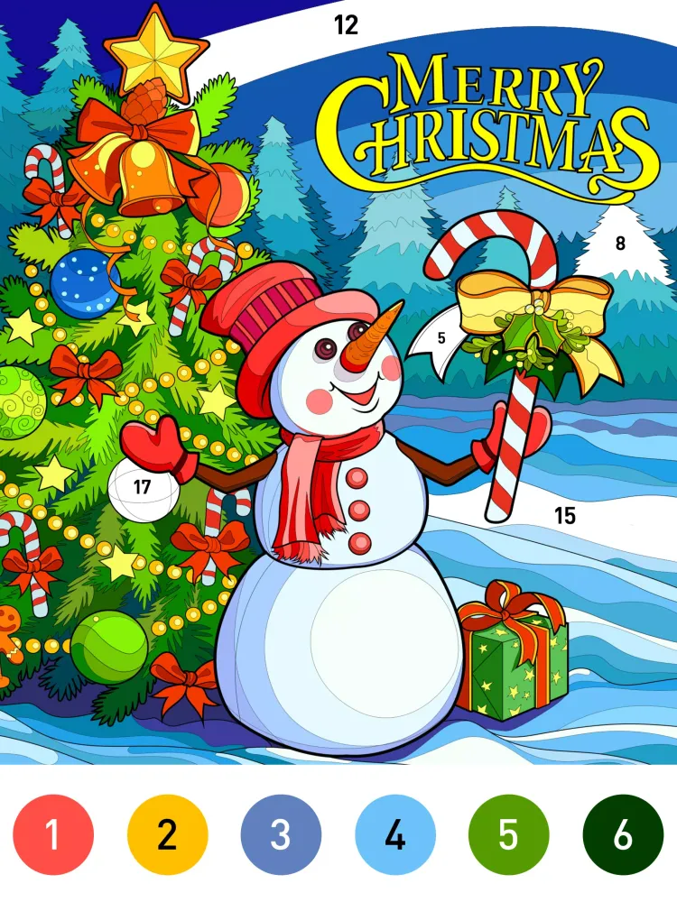Christmas Winter Coloring Book应用截图