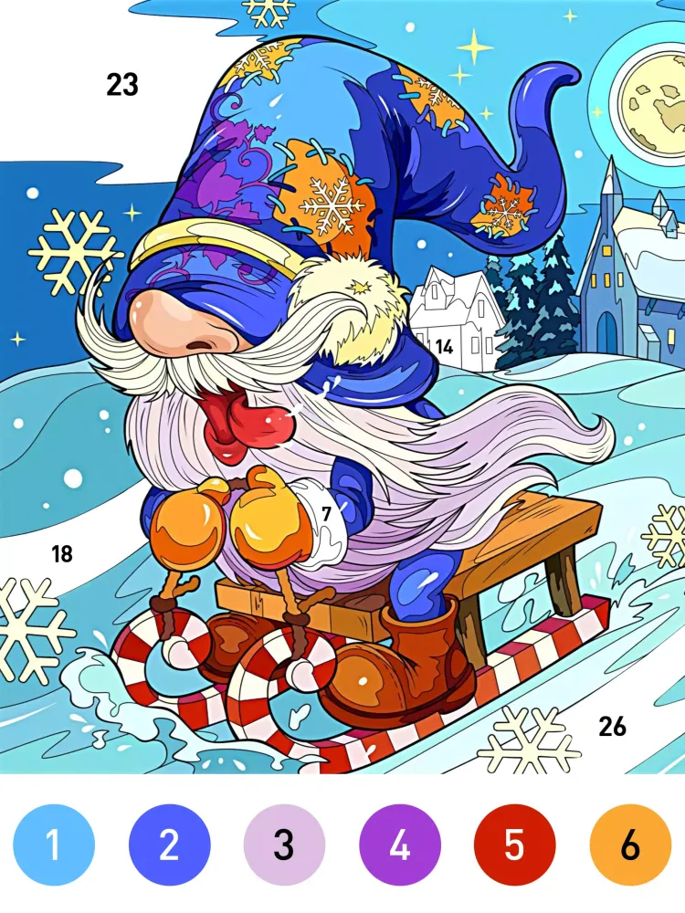 Christmas Winter Coloring Book应用截图