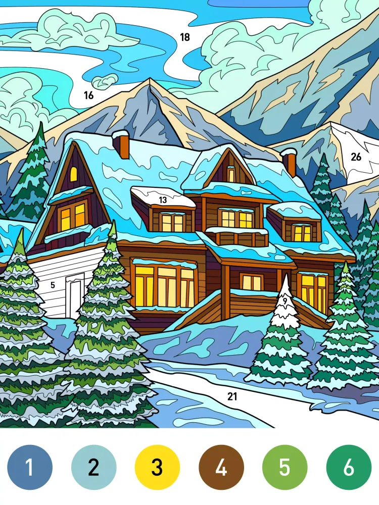 Christmas Winter Coloring Book应用截图