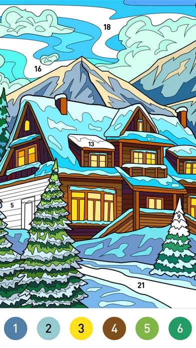 صور Christmas Winter Coloring Book
