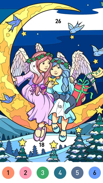 صور Christmas Winter Coloring Book