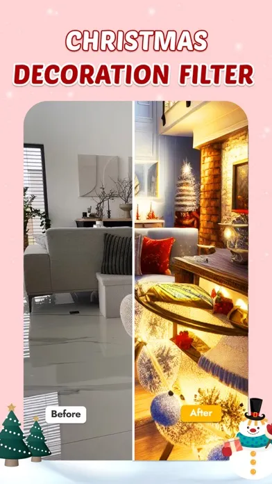 Zrzuty ekranu XmasAI: AI Christmas Filter