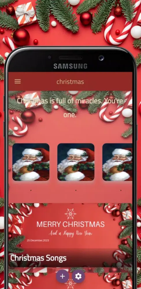 Christmas songs スクリーンショット