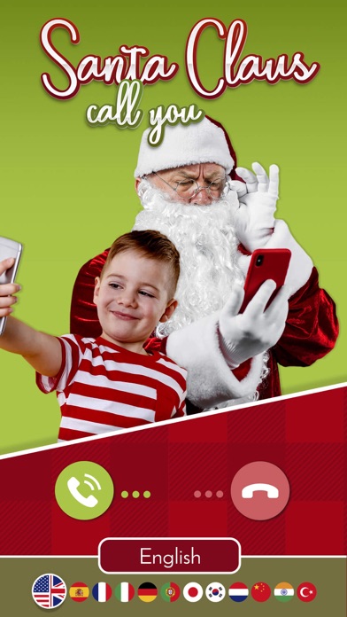 Captures d'écran de Santa Video Call – Fake Chat