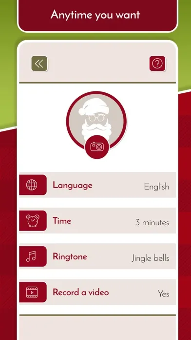 Tangkapan layar Santa Video Call – Fake Chat