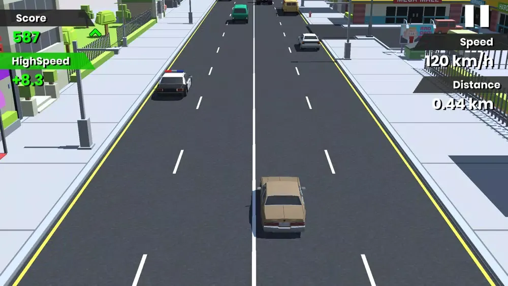 Capturas de tela do City Race-Race Traffic Highway