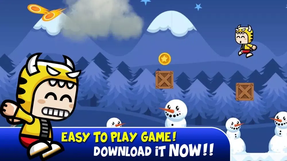 Capturas de tela do Johnny Running Adventure