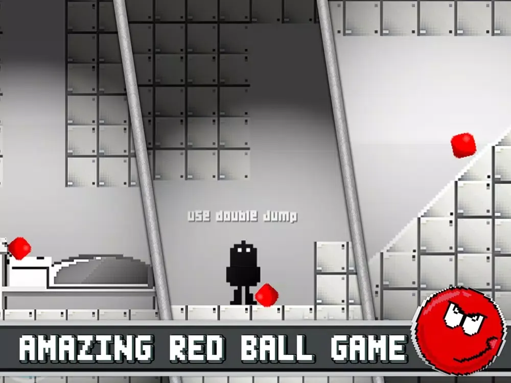 Pixel Red Ball Adventure iPad  Screenshots