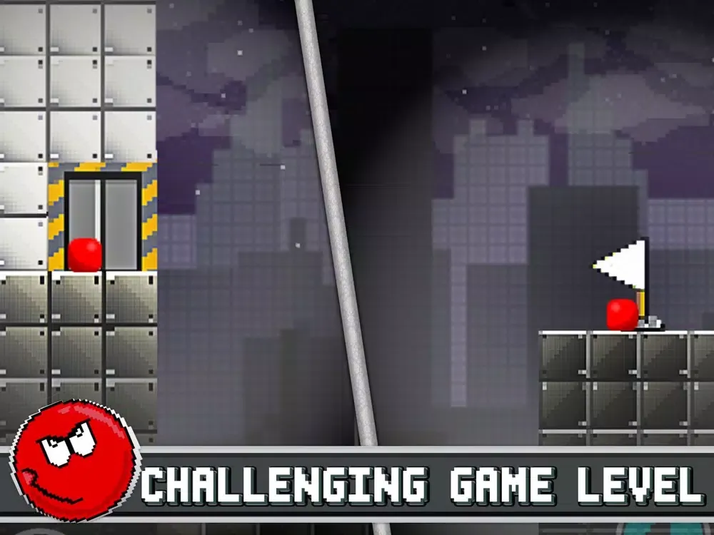 Pixel Red Ball Adventure iPad  Screenshots