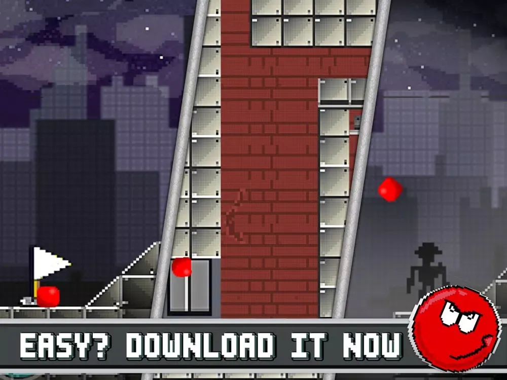 Pixel Red Ball Adventure iPad  Screenshots
