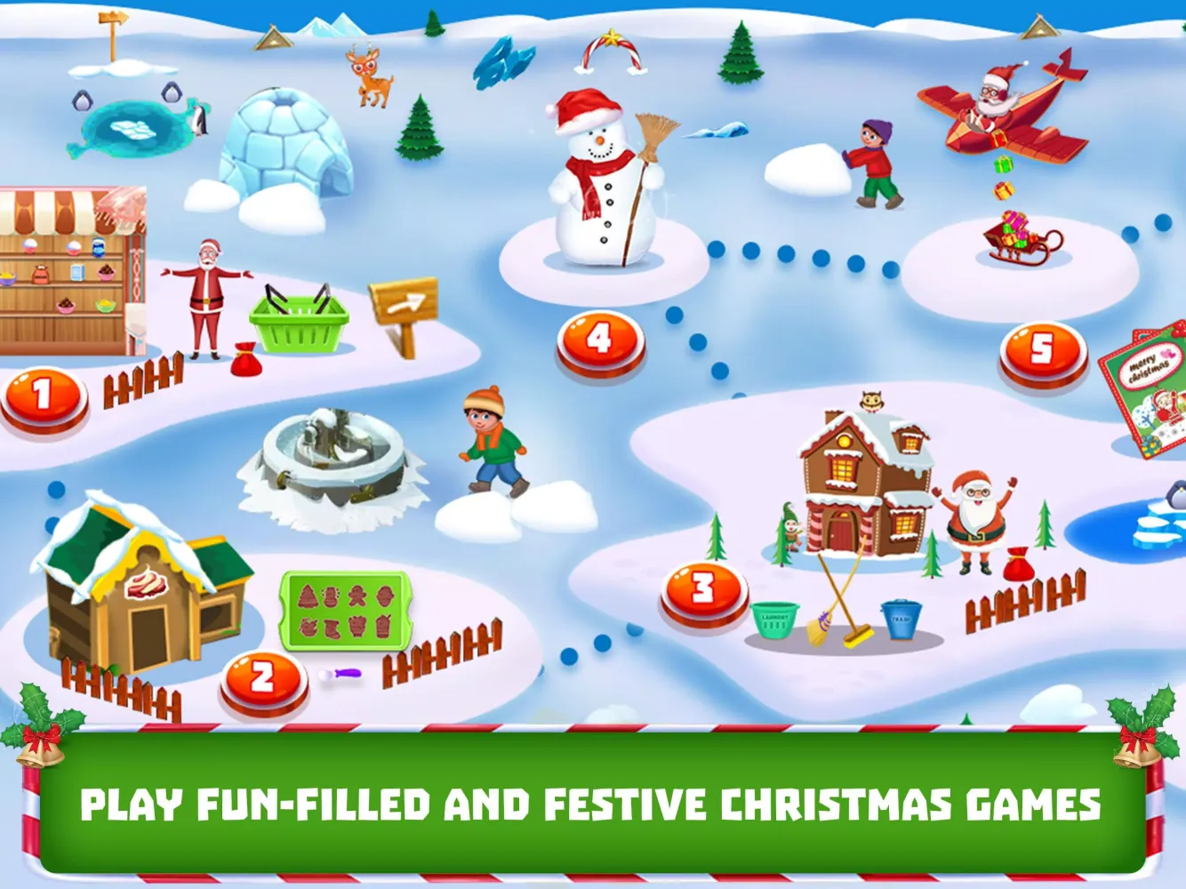 Capturas de pantalla de Santa's Christmas Adventure! Winter Holiday Spirit