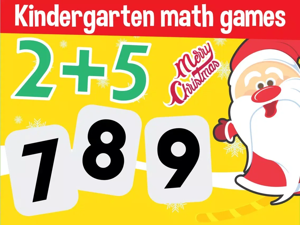 Tangkapan skrin Kindergarten Smart Math - Christmas Number Games for Kids iPad 