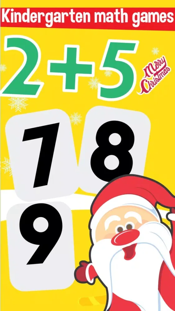 Tangkapan skrin Kindergarten Smart Math - Christmas Number Games for Kids