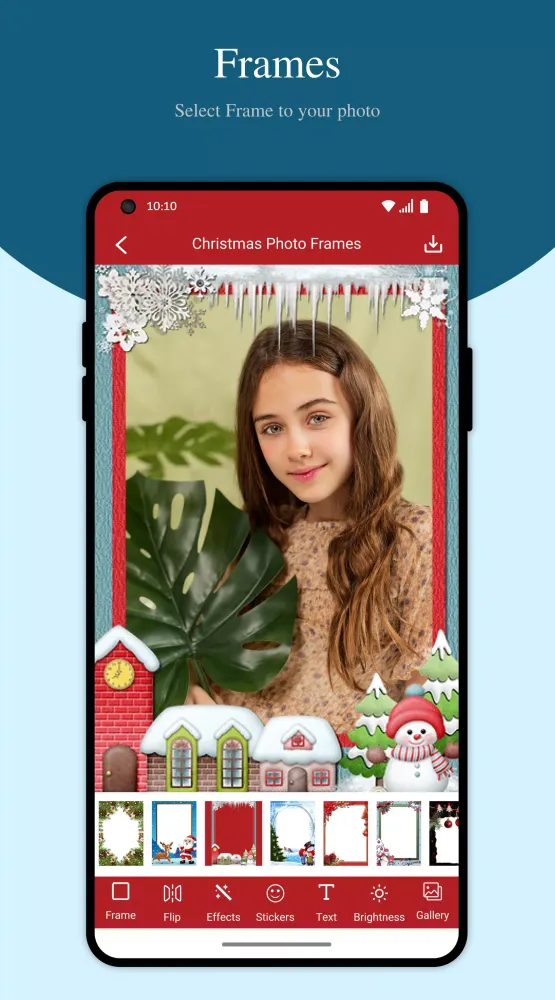 Christmas Photo Frame -Montage Screenshots