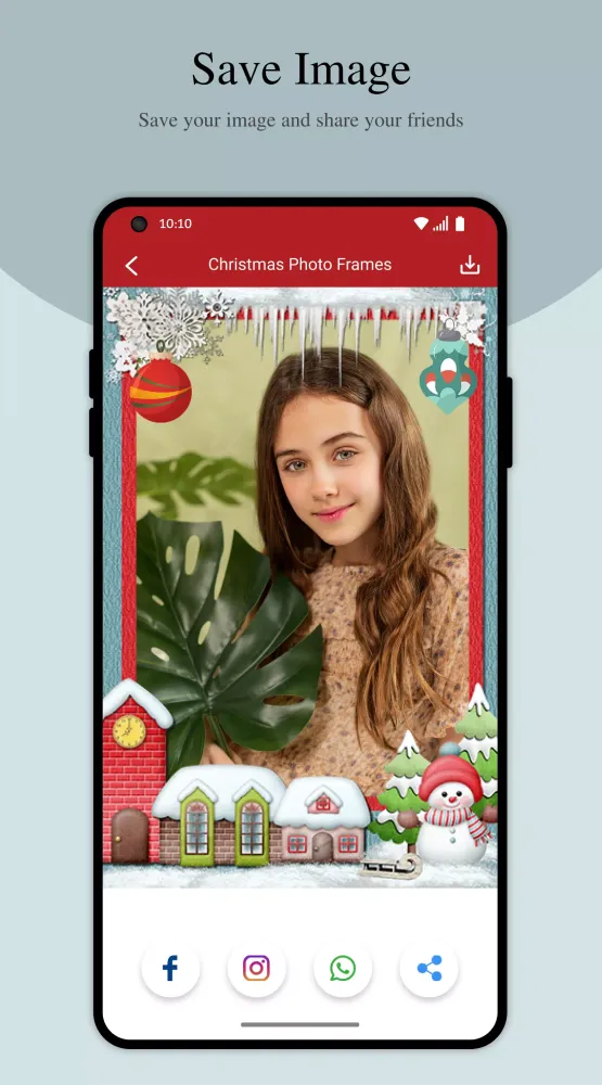 Christmas Photo Frame -Montage Screenshots