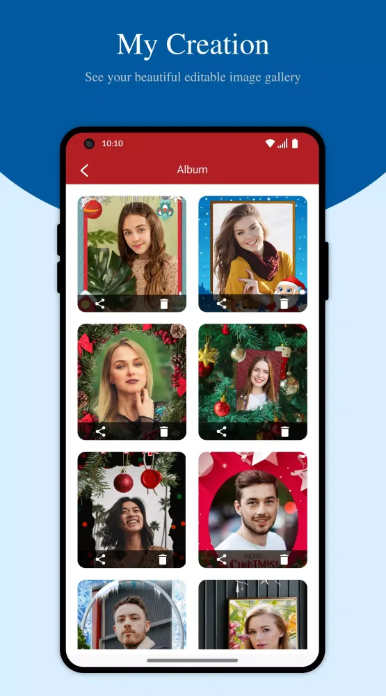 Christmas Photo Frame -Montage Screenshots