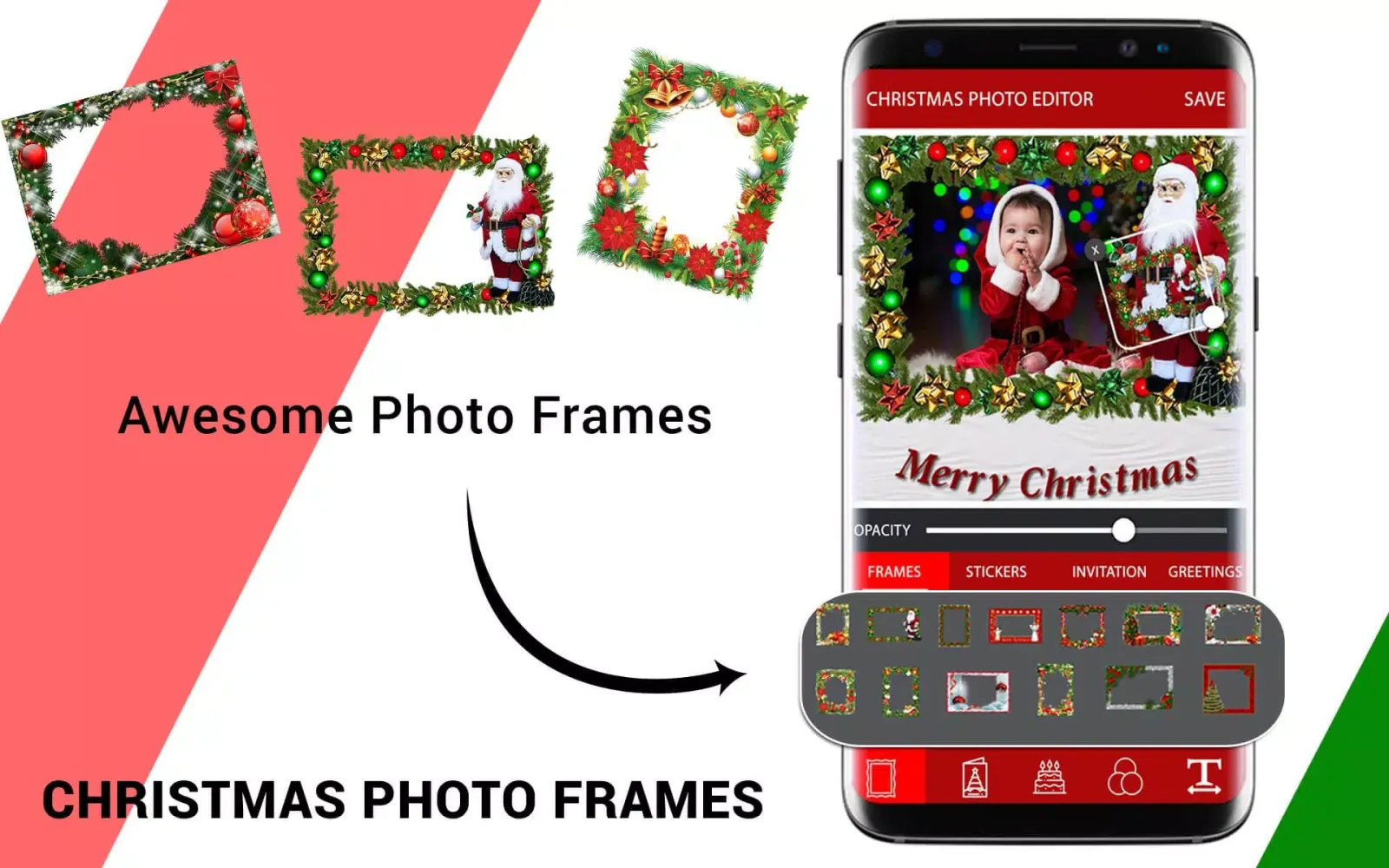 Christmas Photo Frames 2018 Christmas Photo Editor Screenshots