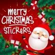 Christmas Stickers -WA Message