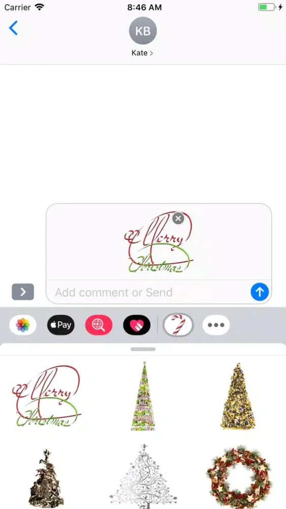 ภาพหน้าจอของ Cute Christmas Time Stickers