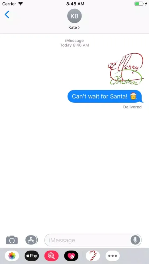 ภาพหน้าจอของ Cute Christmas Time Stickers