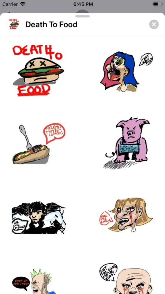 Capturas de tela do Death To Food