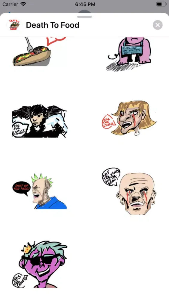 Capturas de tela do Death To Food