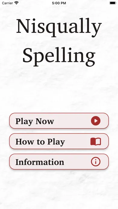 Nisqually Spelling سکرین شاٹس