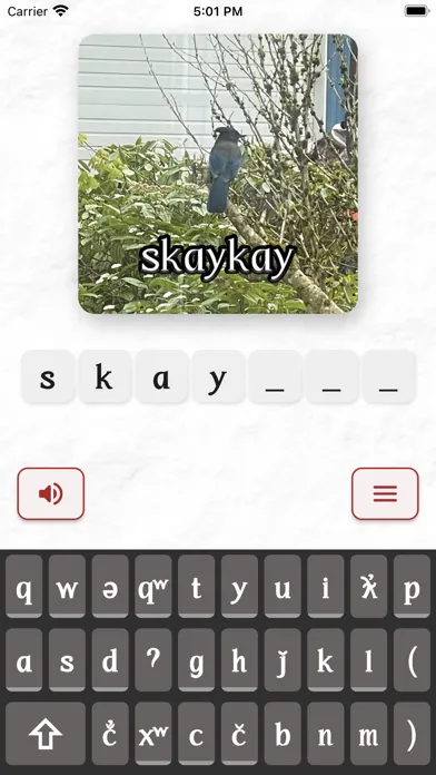 Nisqually Spelling سکرین شاٹس