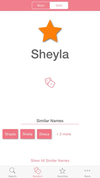 Pip : The Baby Name App スクリーンショット