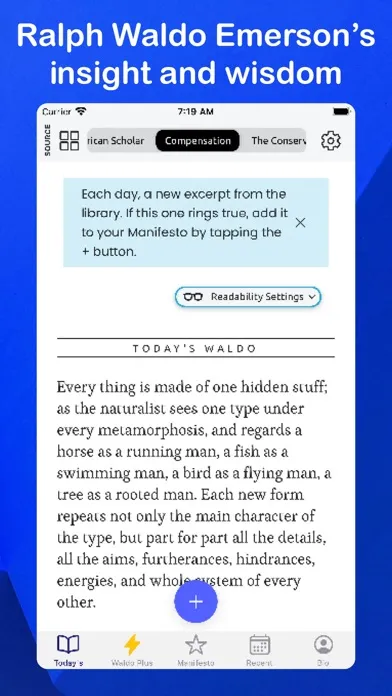 Waldo: Reading Emerson Screenshots
