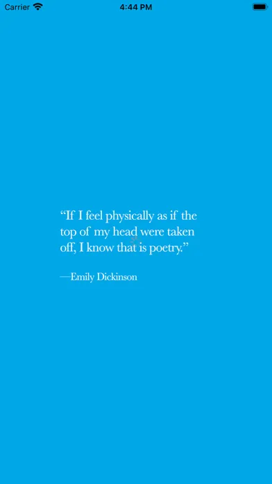 Today's Stanza: Daily Poetry Screenshots