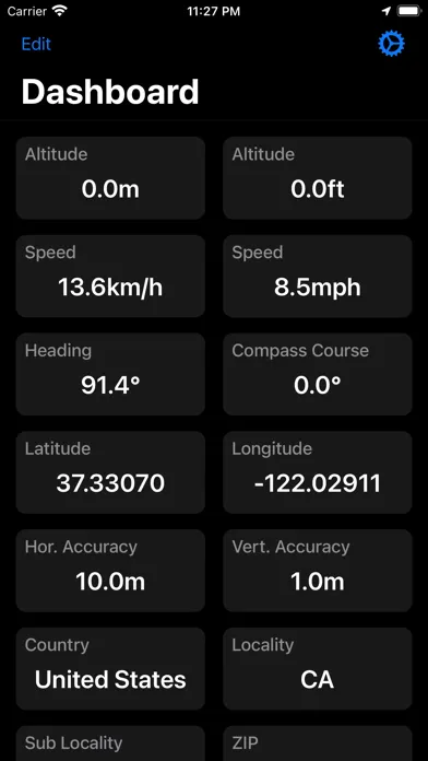 SkyPilot GPS Dashboard Screenshots