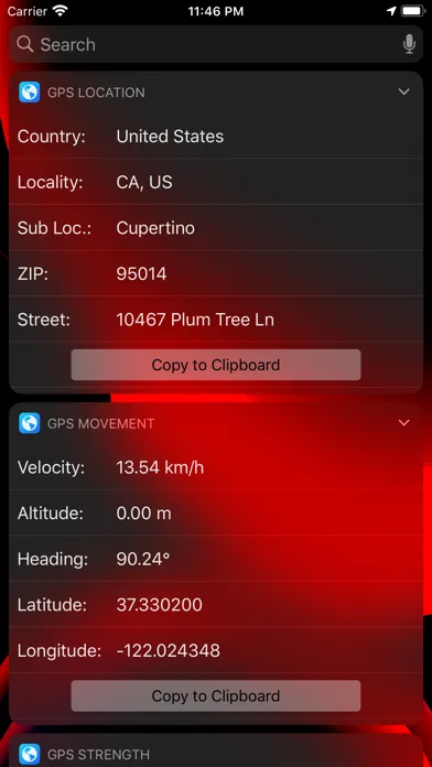 SkyPilot GPS Dashboard Screenshots